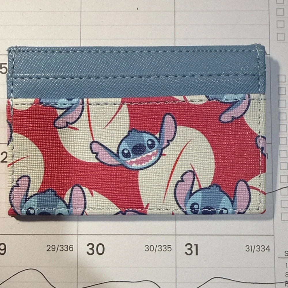 Colorful Kids DISNEY STITCH  Backpack,  Wallet, 2 keychains Set Brand NEW